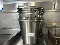 Rvs horeca-emmer (7x)
