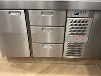Rvs horeca keukenopstelling met koel-/werkbanken - afbeelding 4 van  20