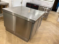 Rvs horeca keukenopstelling met koel-/werkbanken - afbeelding 5 van  20