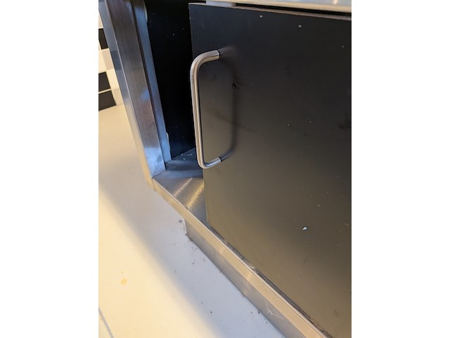 Rvs horeca kook-/frituurunit met dubbele friteuse en inductiekookplaat, beuk horeca - afbeelding 5 van  25