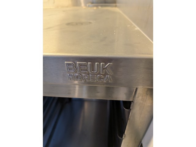 Rvs horeca kook-/frituurunit met dubbele friteuse en inductiekookplaat, beuk horeca - afbeelding 6 van  25