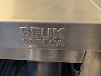 Rvs horeca kook-/frituurunit met dubbele friteuse en inductiekookplaat, beuk horeca - afbeelding 6 van  25