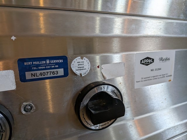 Rvs horeca kook-/frituurunit met dubbele friteuse en inductiekookplaat, beuk horeca - afbeelding 14 van  25
