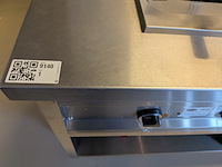 Rvs horeca kook-/frituurunit met dubbele friteuse en inductiekookplaat, beuk horeca - afbeelding 18 van  25