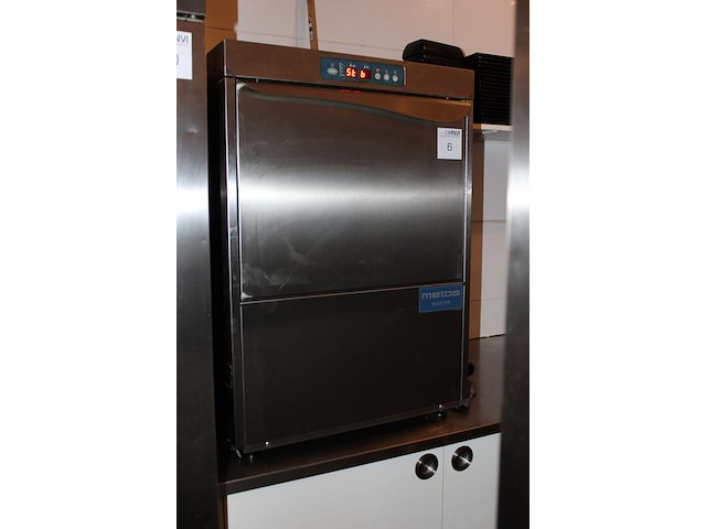 Rvs horeca vaatwasmachine metos master. bouwjaar onbekend. - afbeelding 1 van  3