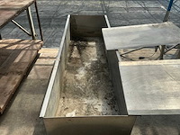 Rvs horizontale opslagtank - afbeelding 3 van  4
