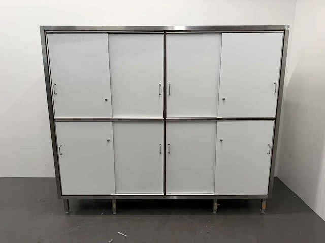 Rvs / hpl kast - afbeelding 1 van  4