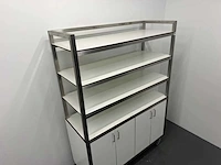 Rvs / hpl mobiele stellingkast - afbeelding 5 van  10