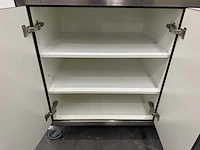 Rvs / hpl mobiele stellingkast - afbeelding 7 van  10