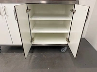 Rvs / hpl mobiele stellingkast - afbeelding 8 van  10