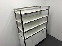 Rvs / hpl mobiele stellingkast - afbeelding 5 van  10