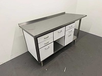 Rvs / hpl werktafel - afbeelding 3 van  6