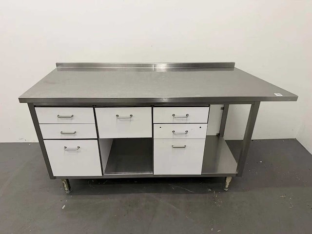 Rvs / hpl werktafel - afbeelding 5 van  6
