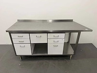 Rvs / hpl werktafel - afbeelding 5 van  6