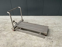 Rvs hydraulische palletwagen - afbeelding 1 van  5