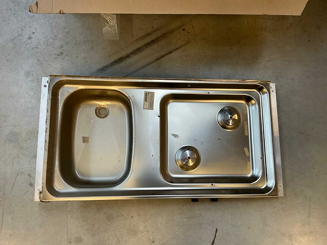 Rvs inbouw aanrecht - afbeelding 2 van  4
