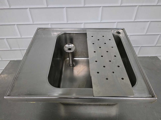 Rvs inbouw spoelbak - afbeelding 1 van  3