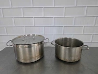 Rvs inductie kookpan (2x)