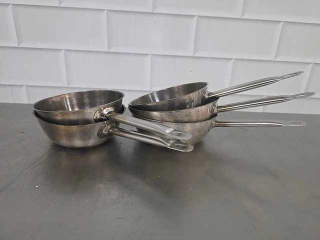 Rvs inductie steelpan (5x) - afbeelding 1 van  4