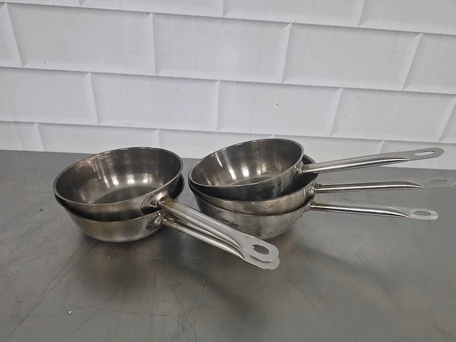 Rvs inductie steelpan (5x) - afbeelding 2 van  4