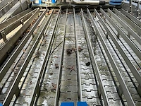 Rvs industriële pottenkoeler / doorloopkoeler – watergekoeld – 2400 × 1230 × 2030 mm - afbeelding 2 van  17
