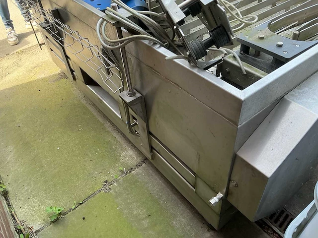 Rvs industriële pottenkoeler / doorloopkoeler – watergekoeld – 2400 × 1230 × 2030 mm - afbeelding 3 van  17