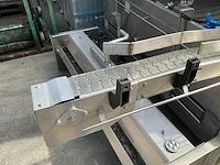 Rvs industriële pottenkoeler / doorloopkoeler – watergekoeld – 2400 × 1230 × 2030 mm - afbeelding 11 van  17