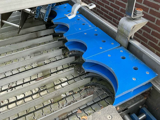 Rvs industriële pottenkoeler / doorloopkoeler – watergekoeld – 2400 × 1230 × 2030 mm - afbeelding 15 van  17