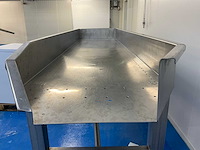 Rvs industriële visverwerkings- en sorteertafel - afbeelding 2 van  4