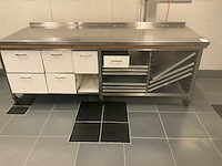 Rvs ingrediënten werktafel - afbeelding 2 van  6