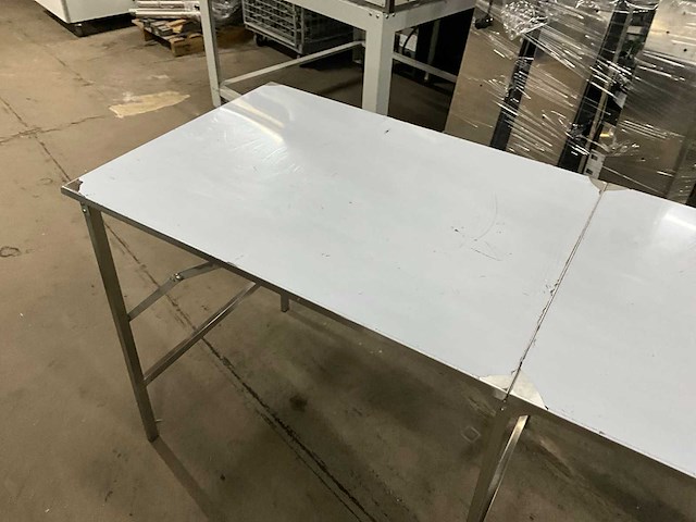 Rvs inklapbare werktafel - afbeelding 3 van  5