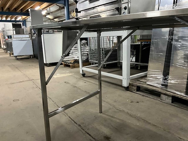Rvs inklapbare werktafel - afbeelding 4 van  5