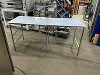 Rvs inklapbare werktafel - afbeelding 1 van  5