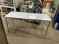 Rvs inklapbare werktafel - afbeelding 2 van  5