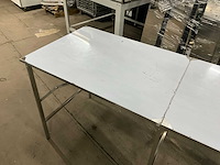 Rvs inklapbare werktafel - afbeelding 3 van  5