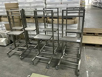 Rvs inktjetprinterwagen (7x) - afbeelding 1 van  3