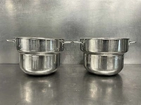 Rvs inzetpan ø 30 cm (2x) - afbeelding 2 van  4