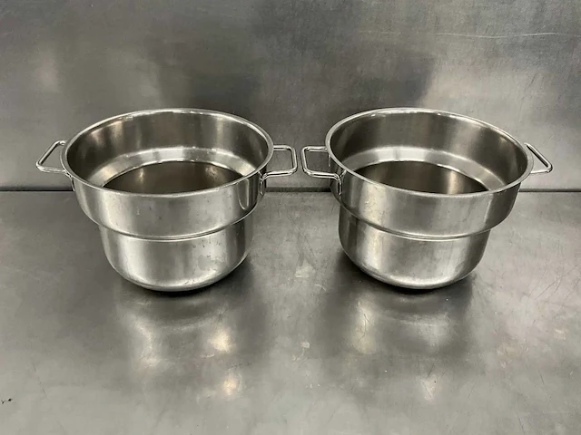 Rvs inzetpan ø 30 cm (2x) - afbeelding 1 van  3