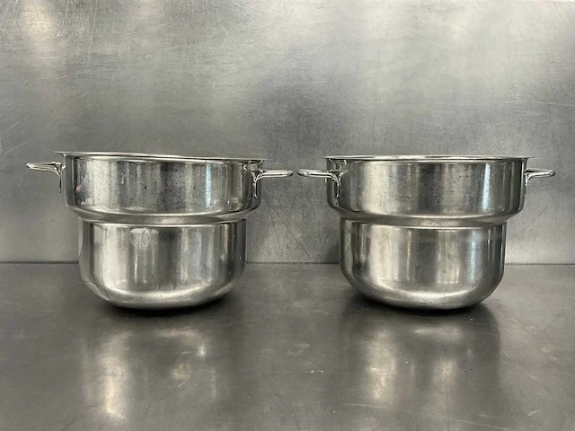 Rvs inzetpan ø 30 cm (2x) - afbeelding 2 van  3