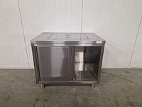 Rvs kast - 2 schuifdeuren - afbeelding 2 van  2