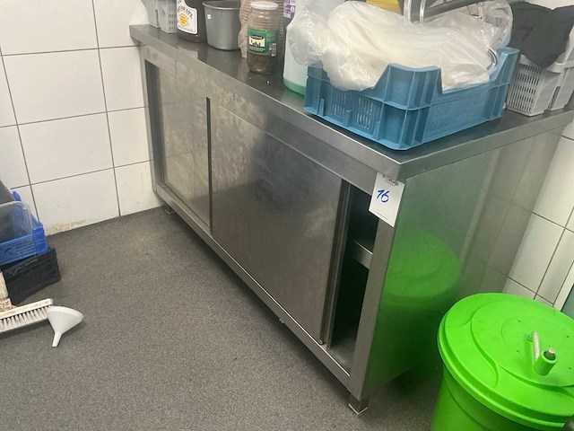 Rvs kast - afbeelding 1 van  3