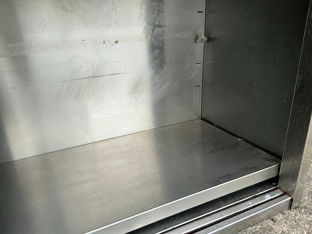 Rvs keukenkast (2x) - afbeelding 4 van  5