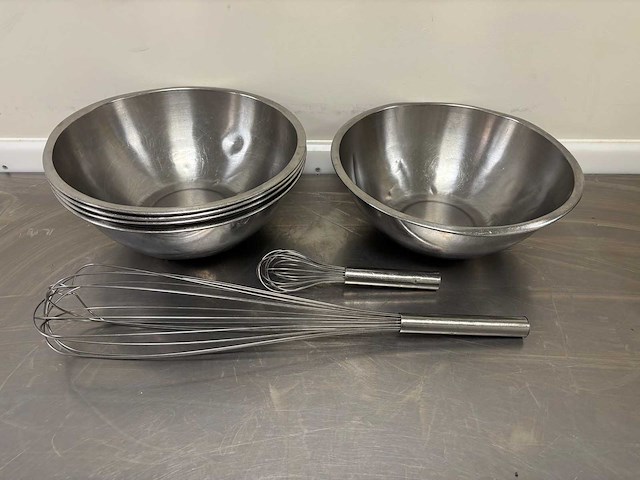 Rvs keukenkom ø 36 cm (5x) - afbeelding 1 van  4