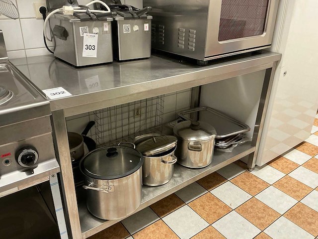 Rvs keukenmeubel - afbeelding 1 van  3