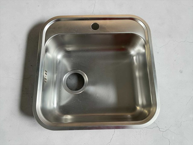 Rvs keukenspoelbak 45x45cm - afbeelding 1 van  1
