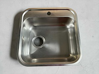 Rvs keukenspoelbak 45x45cm - afbeelding 1 van  1