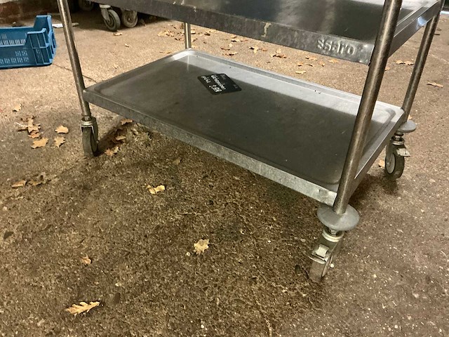 Rvs keukentrolley - afbeelding 3 van  3