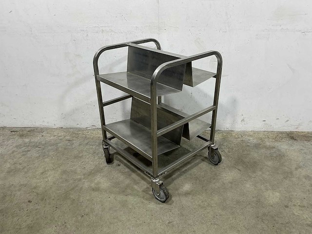 Rvs keukentrolley - afbeelding 1 van  4