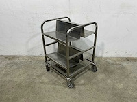 Rvs keukentrolley - afbeelding 1 van  4