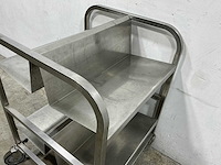 Rvs keukentrolley - afbeelding 3 van  4